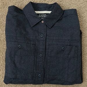 REI XS Flannel Blue